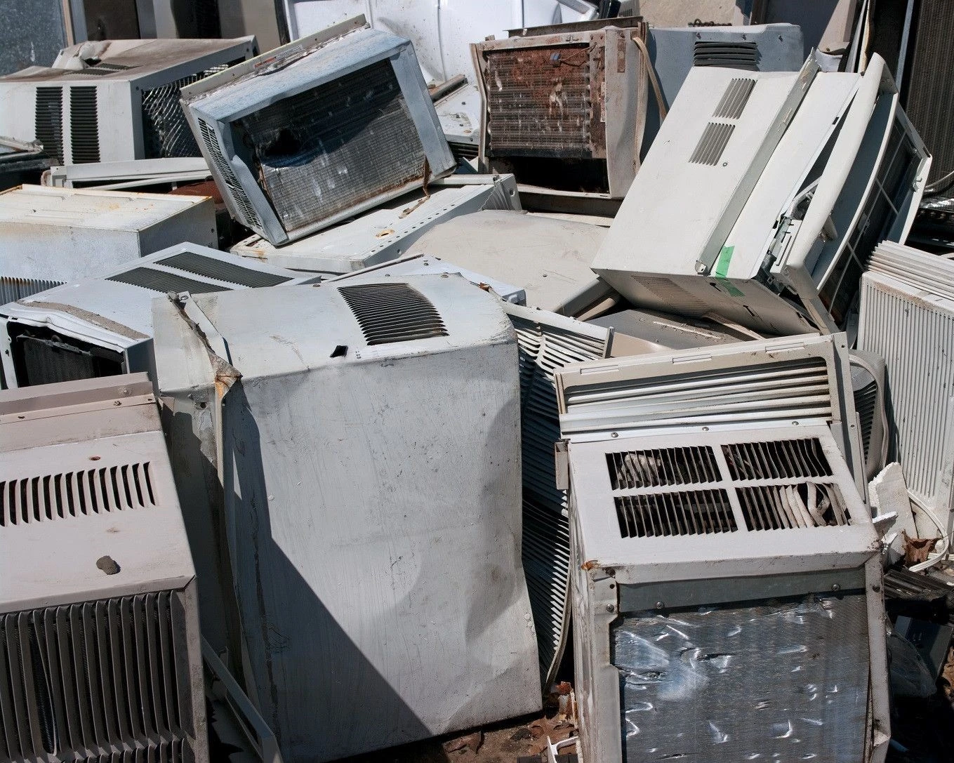 Old Air Condition Scrap